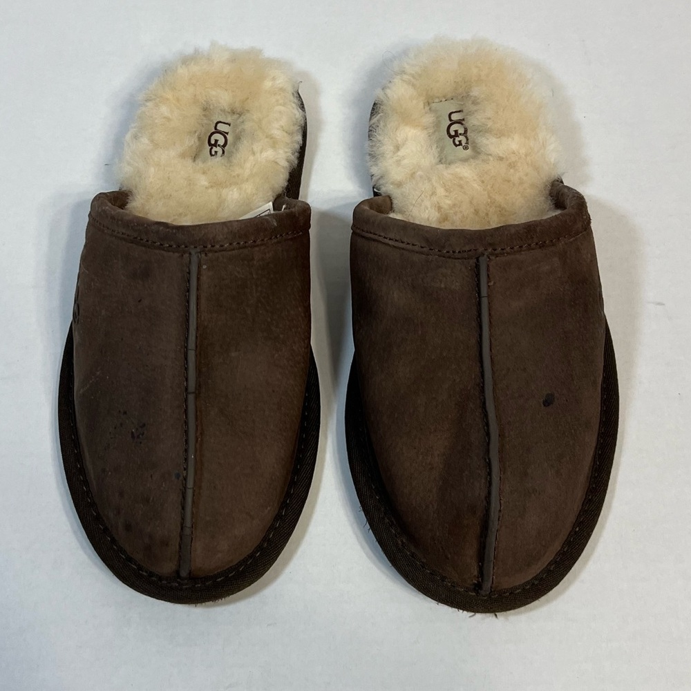 UGG Men's‎ Scuff Suede Slipper in Brown Suede Mens Size 8